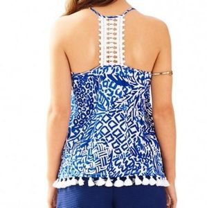 COPY - NWOT Lilly Pulitzer Nya Tank Indigo Home Slice